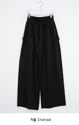 [unisex] Chiha Side Snap Wide Banding Sweatpants