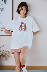26SS★ポケット ラブ キャット ショートスリーブ Tシャツ