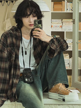[LAN ARCHIVE] Cutting checkered shirt