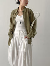 Ethnic Linen Over Fit Shirt