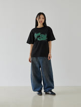ディストレスドtシャツ