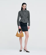 DOZI - Pinched Unbalance shirt _ GREY