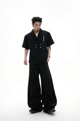 V-Neck Padded Track Shirt