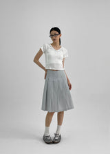 [MADE] Swalin Pleated Midi Skirt