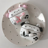 【MADE】 Rockstar Cat AirPods Case-pink