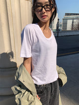 エアーUネックルーズTシャツ (5C)