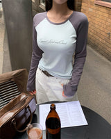 [ORIGINAL] レイヤードラグランロングスリーブTシャツ