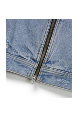 DESTROYED DART TRUCKER JACKET (BLUE)