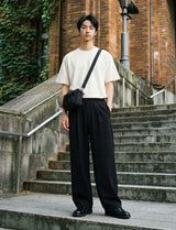 26SS★ クリーンワンタックバンディングワイドスラックス