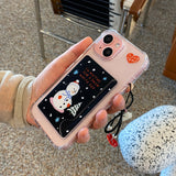 [MADE]スノーホワイトカードタンクジェルハードスマホケース
