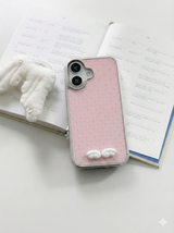 New Color ★ 3D Angel Wing Dot Silver MagSafe iPhone Bumper Case