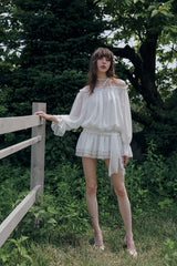 ANGEL HOOK DRESS white