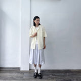 ボクシーエンボシードレイヤーリングシャツ