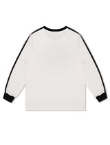 UNISEX Leris ラグランラインカラーロングスリーブ White Black (FCD3TS801M)