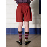 LOGO NYLON SHORT / BRICK
