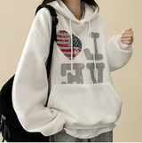 LOVE American flag hood [Fleece]