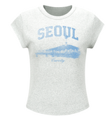 C CURETTY SEOUL MOOD T-SHIRT_LIGHT GREY