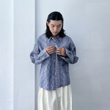 Ripple Texture Stripe Shirt