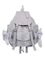 Bow Backpack (Nylon Light Grey)