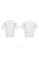 ディコンストラクティドストラップカットアウトTシャツ