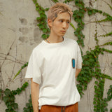 ファジーハーフTシャツ / Off White