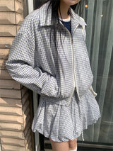 LIGHT CHECK BLOUSON (2C)