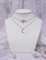Art Nouveau Moon - necklace
