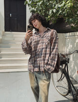 [LAN ARCHIVE] Cutting checkered shirt