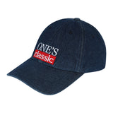 ONE’S classic ball cap (indigo denim)