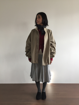 ロゼ バンディング カットアウト スカート (3color)