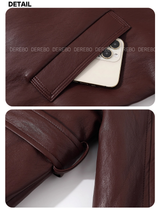 Signature Leather Warm Half Coat