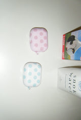 blue dot pattern airpod case