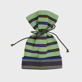 TIE-UP STRIPE BEANIE (MELON)