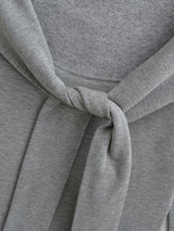 Shoulder Strap Soft Long Sleeve Tee