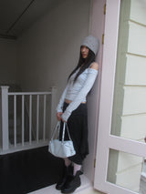 belt leather shoulder bag