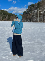 Blue Bear Hooded Padding (4 Colors)