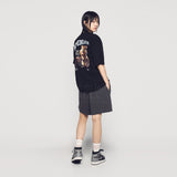 24FW ワールドワイドトラベルクオッカアートワーク半袖Tシャツ (OVERSEAS EXCLUSIVE) ブラック