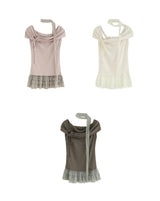 Charlotte Frill Off-Shoulder Top & Strap Set 231629443