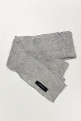 Hairy Knit Muffler Scarf (Silver-Grey)