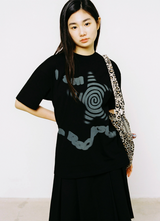ツイスターロックスターTシャツ - ブラック