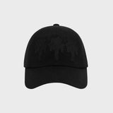 ドリッピングパッチボールキャップ _ Black