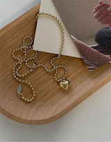 silver925 heart saver necklace GD