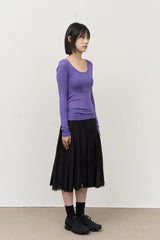 (W) Plave Tencel Top