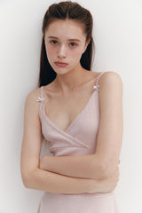 Wave Flare Dress Pink