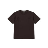 Weaving stem T-shirts / Brown
