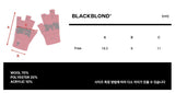 BBD Graffiti Logo Ripped Hand Warmer Gloves (Red)