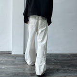 Minimalist Wide Full-Length Pants