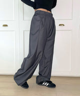 WIDE TR BANDING SLACKS PANTS