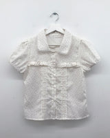 Anki Flora Frill Blouse (1color)