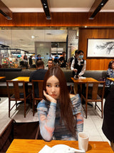 blue rain blouse